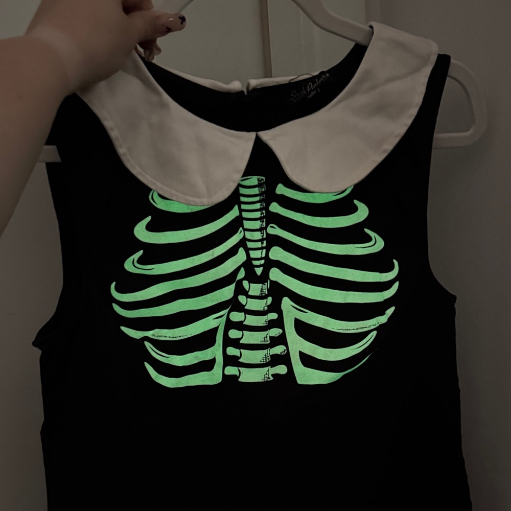 Unique Vintage Skeleton Dress - Picture 5 of 5